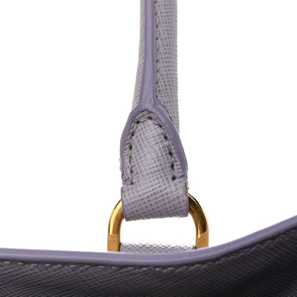 Prada Saffiano Lux Medium Tote Glicine 11 of 14
