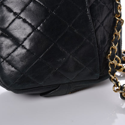 Chanel Lambskin Quilted Camera Case Black 21 of 26