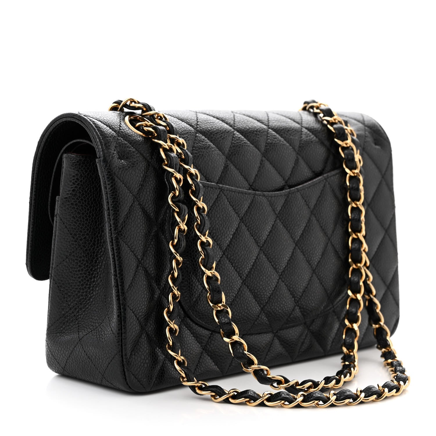 Chanel Caviar Quilted Medium Double Flap Black 3 of 11