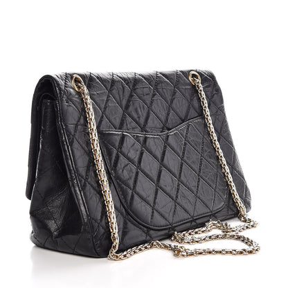 Chanel Aged Calfskin Quilted 2.55 Reissue 227 Flap Black 4 of 15