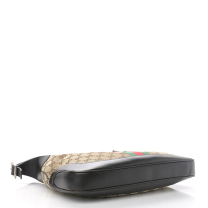 Gucci Monogram Web Jackie O Hobo Dark Brown 4 of 12
