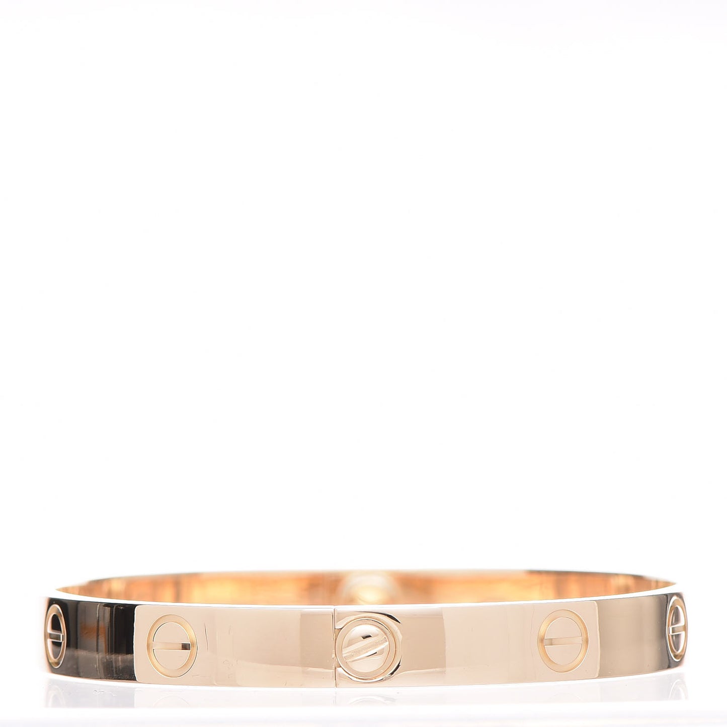 18K Yellow Gold LOVE Bracelet 17