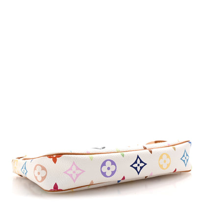Louis Vuitton Monogram Multicolor Pochette Accessories White 4 of 6
