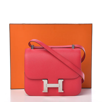 Hermes Epsom Constance 24 Rose Extreme 21 of 21