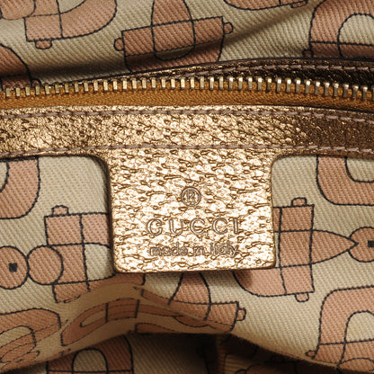 Gucci Monogram Medium Jolicoeur Tote Metallic 6 of 8