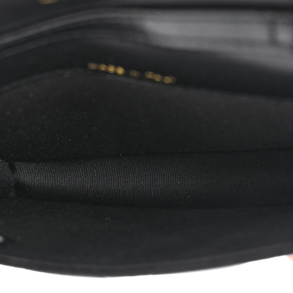 Chanel Shiny Lambskin Ribbon Quilted Flap Belt Bag Black 5 of 12