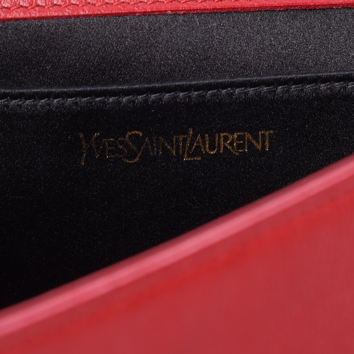 Calfskin Monogram Large Belle De Jour Clutch Red
