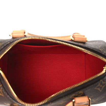 Louis Vuitton Monogram Speedy Bandouliere 20 Black 5 of 9