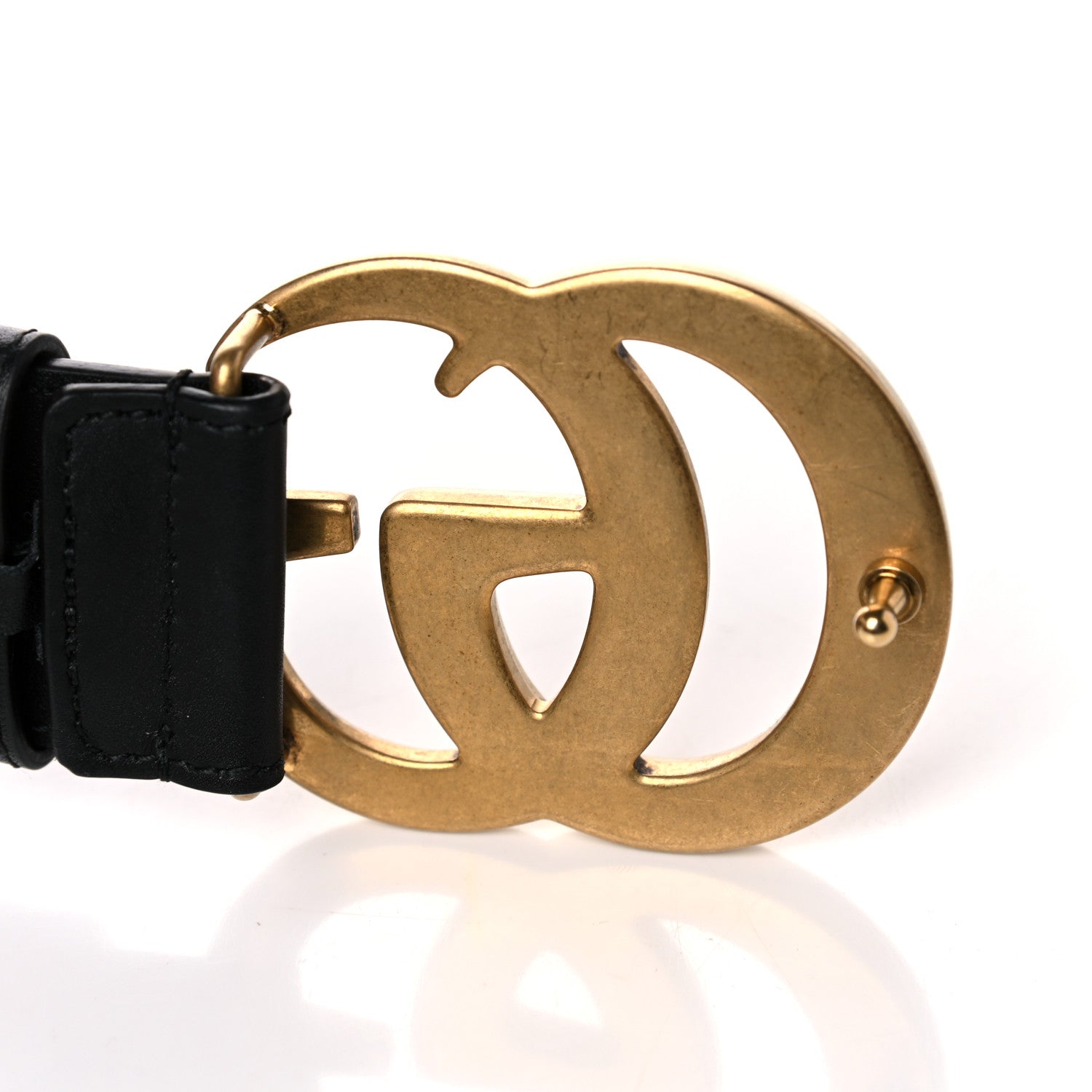 Gucci Calfskin Double G 40mm Belt 95 38 Black 5 of 9
