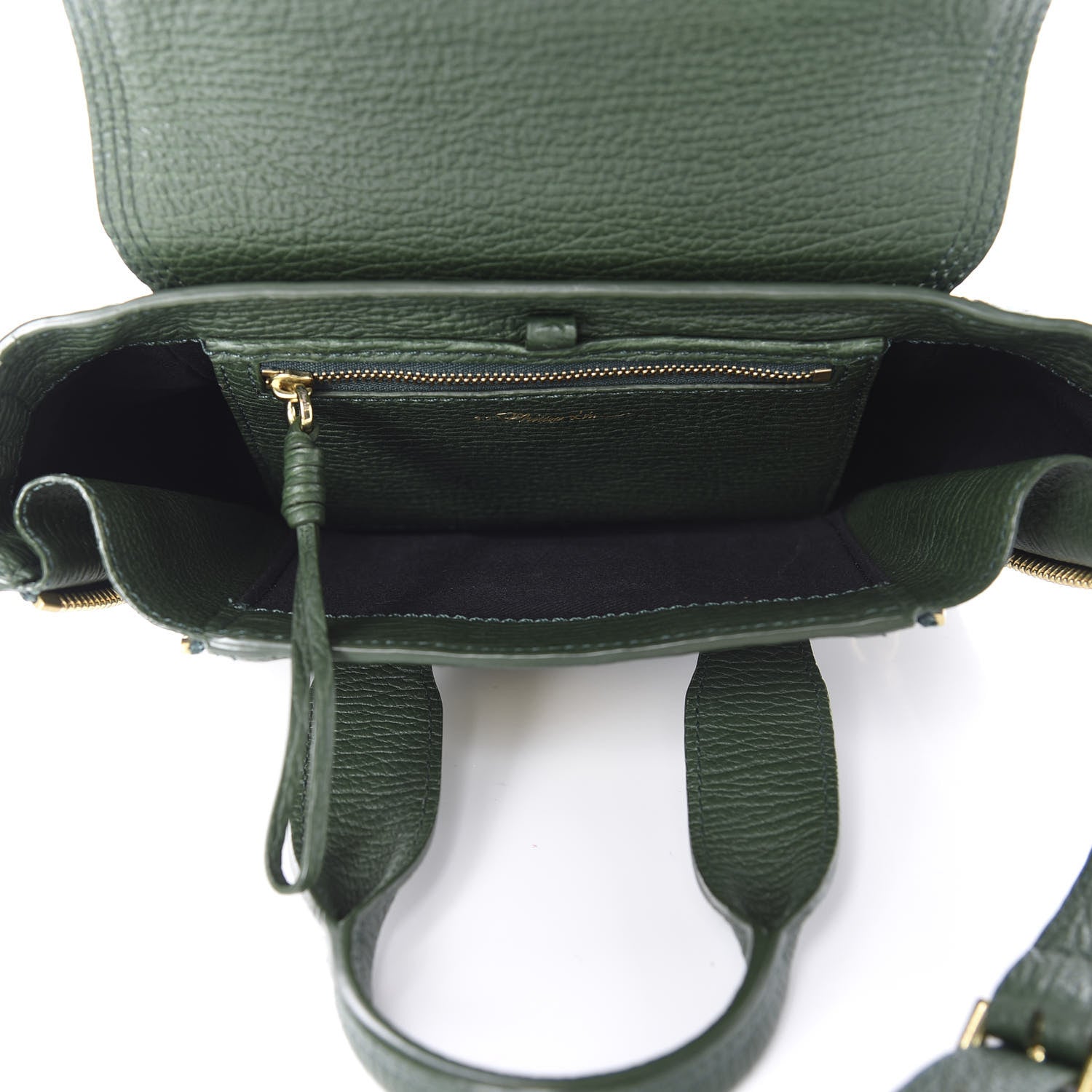 3.1 Phillip Lim 3.1 Textured Calfskin Mini Pashli Satchel Jade 5 of 10
