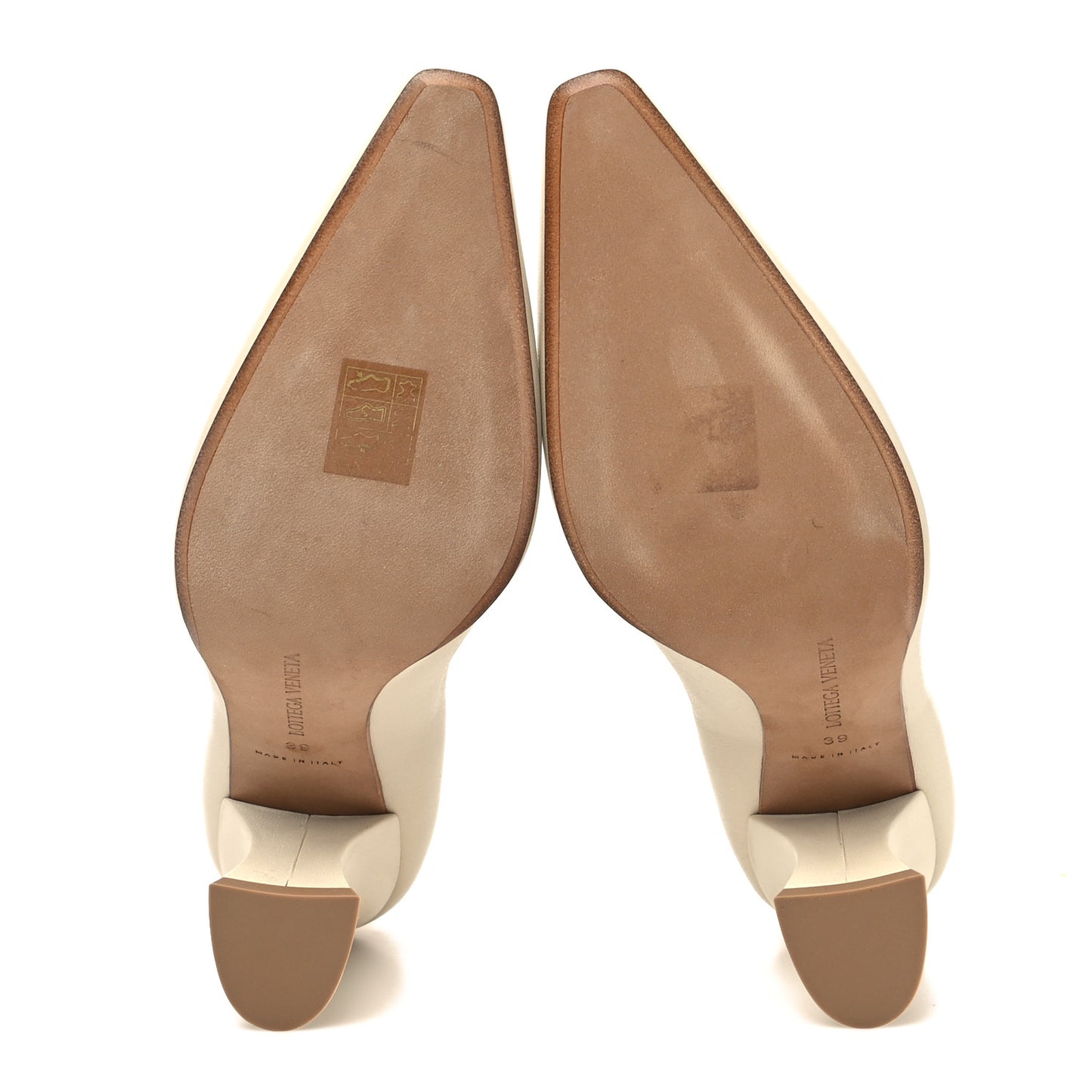 Nappa Almond Pumps 39 Sea Salt