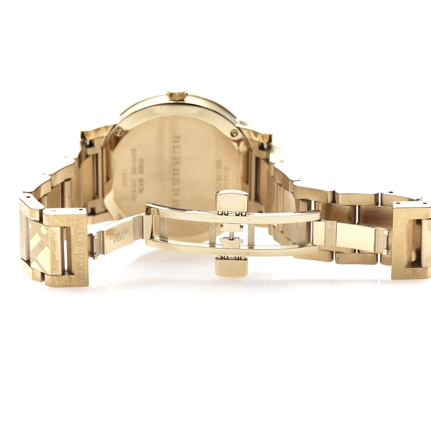 Burberry Stainless Steel 38mm The City Quartz Watch Champagne BU9038 6 of 10