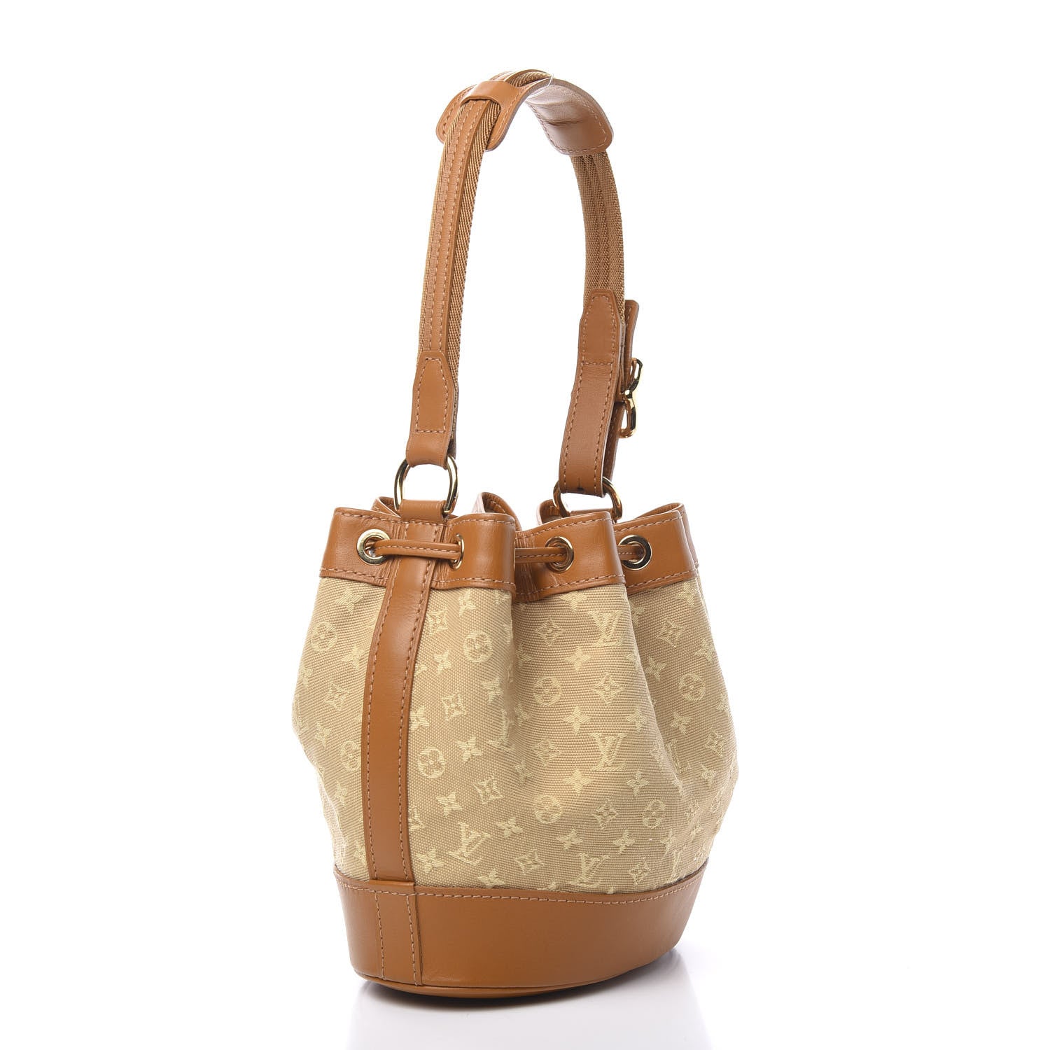 Louis Vuitton Mini Monogram Noelie Beige 2 of 10
