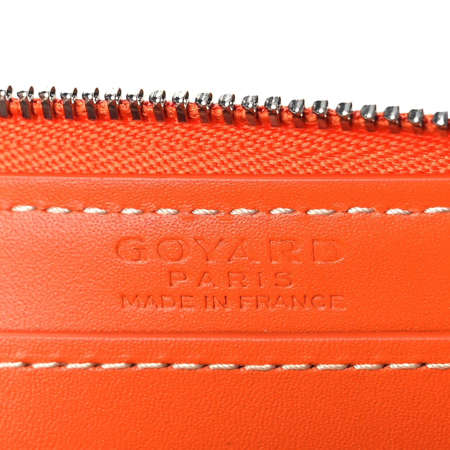 Goyardine Matignon PM Wallet Orange