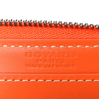 Goyard Goyardine Matignon PM Wallet Orange 6 of 9