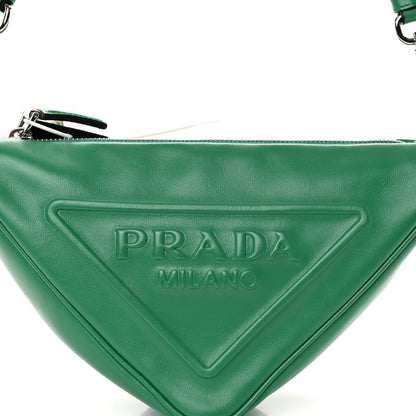 Prada Grace Lux Triangle Shoulder Bag Mango 7 of 9
