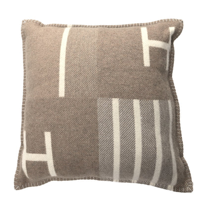 Hermes Wool Cashmere Avalon Vibration Pillow PM Coco Camomille 1 of 3