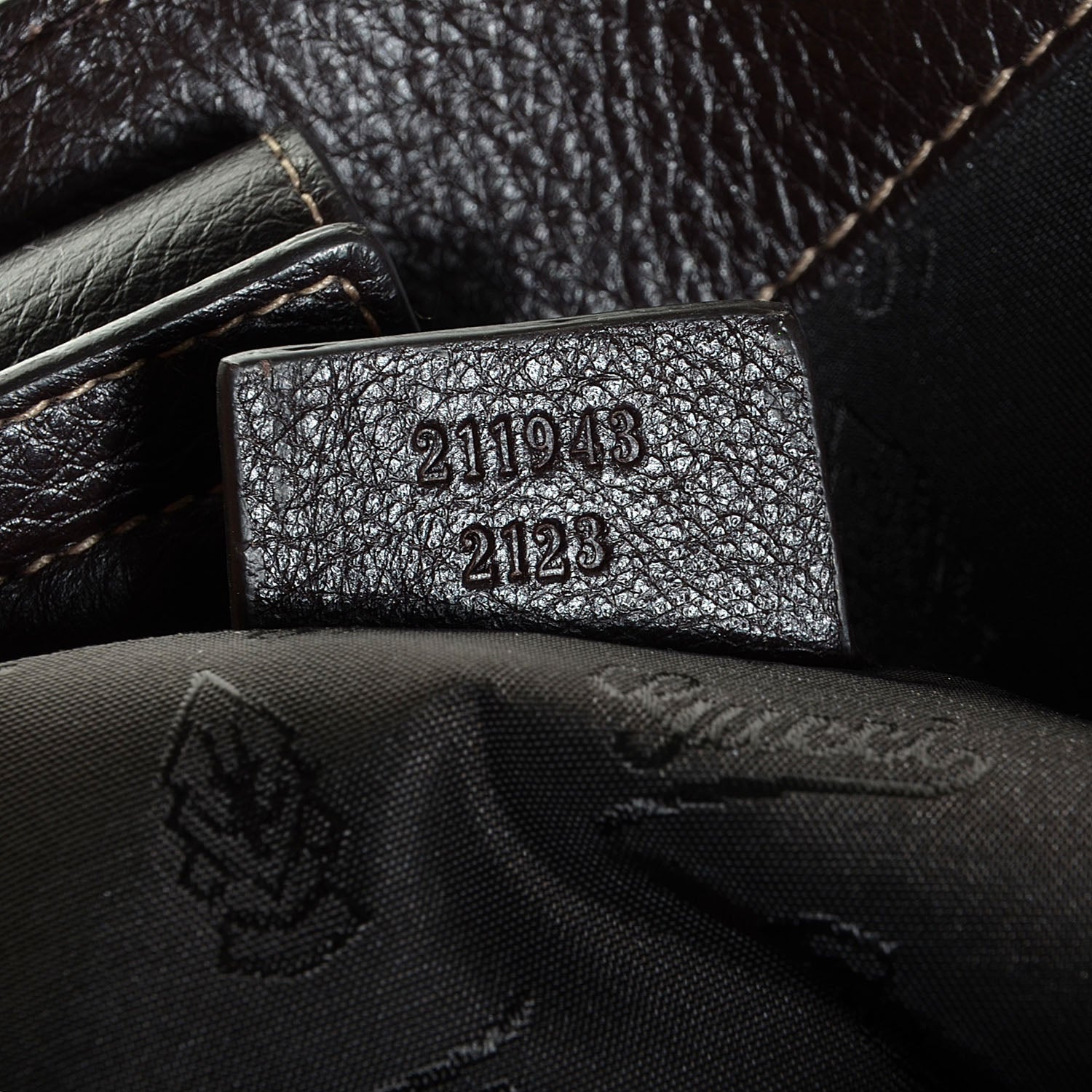 Gucci Python Large Sukey Tote Brown 7 of 7