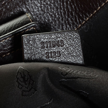 Gucci Python Large Sukey Tote Brown 7 of 7