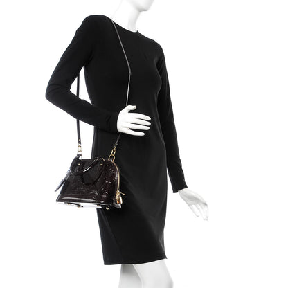 Louis Vuitton Vernis Alma BB Amarante 2 of 9