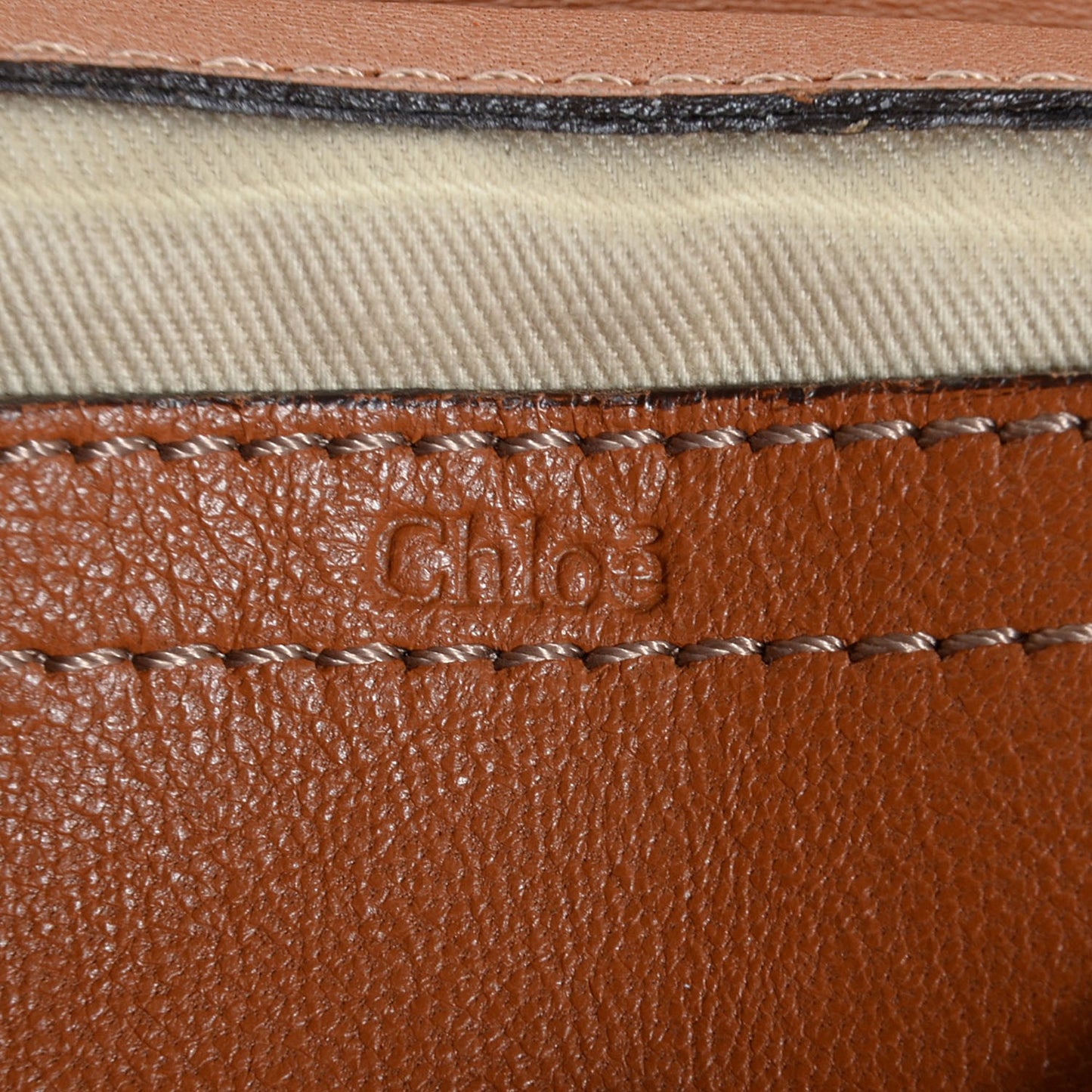 Calfskin Mini Marcie Lock Round Crossbody Bag Brown