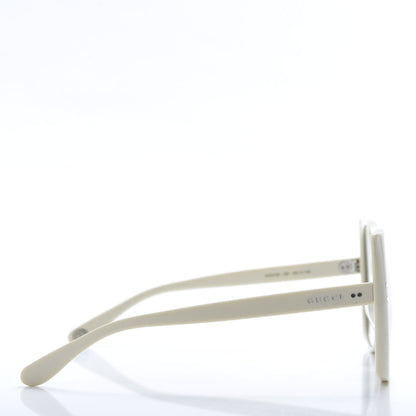 Gucci Acetate Oversize Square GG0472S Sunglasses White 3 of 7
