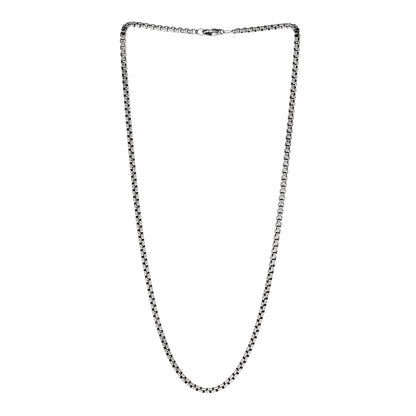 David Yurman Sterling Silver 3.6mm Box Chain Necklace 22" 3 of 5