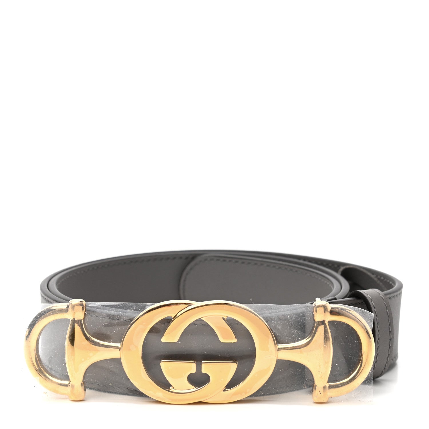 Gucci Calfskin Zumi 30mm Belt 75 30 Dusty Grey 1 of 5