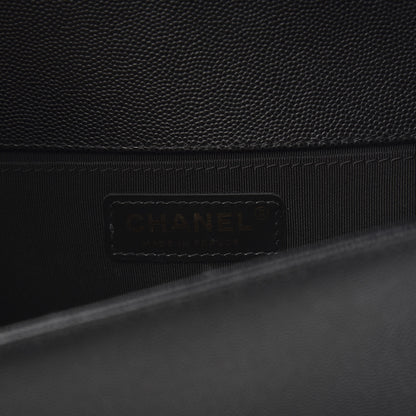 Chanel Caviar Quilted Medium Boy Flap Black 5 of 10