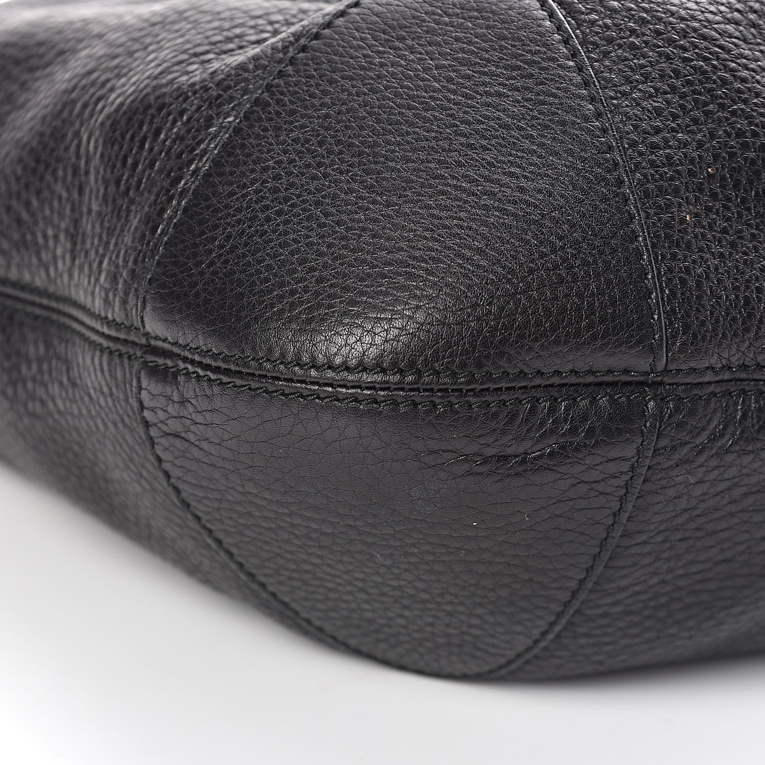 Gucci Pebbled Calfskin Medium Soho Chain Hobo Black 8 of 14