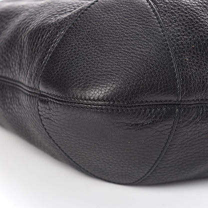 Gucci Pebbled Calfskin Medium Soho Chain Hobo Black 8 of 14