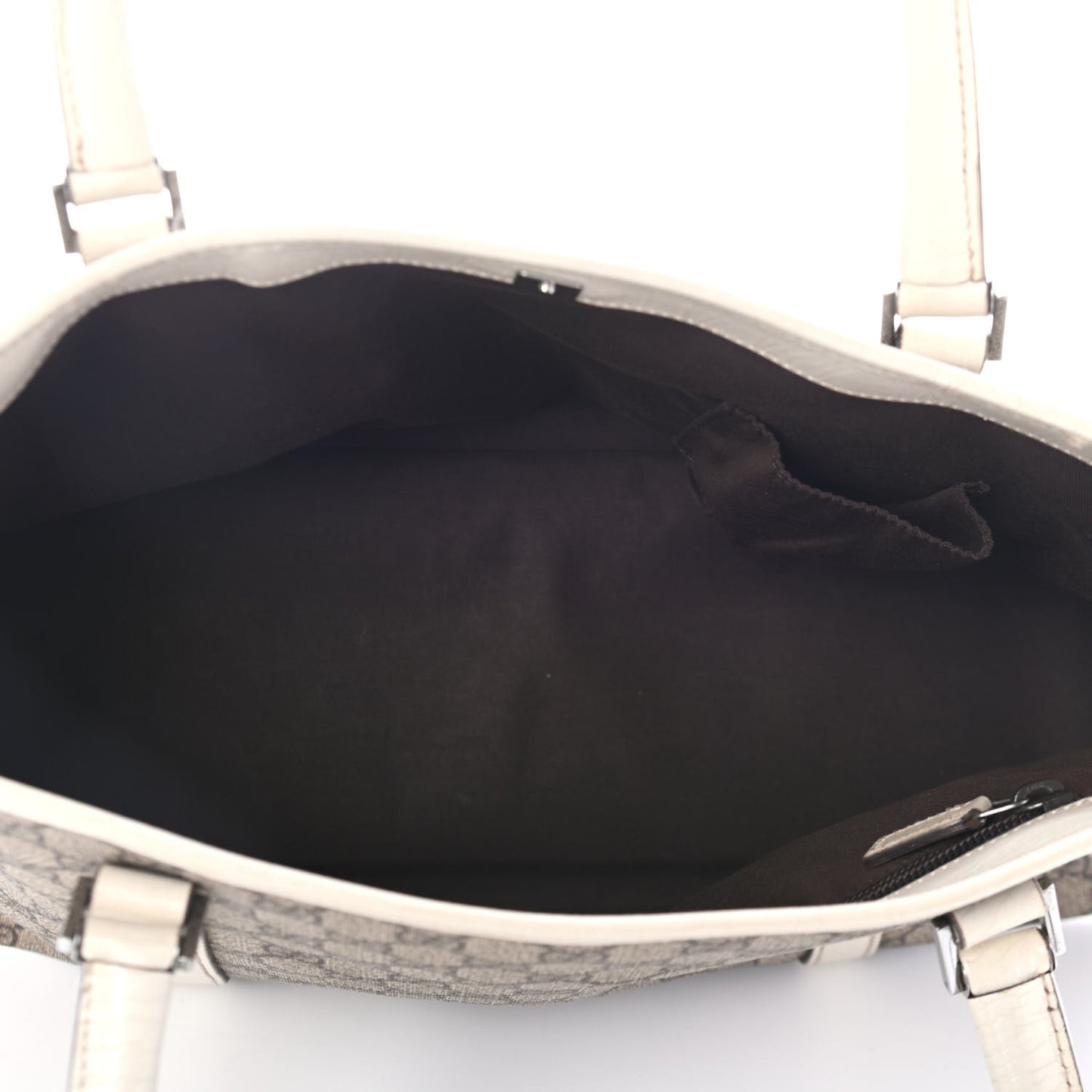 GG Plus Monogram Medium Joy Tote White