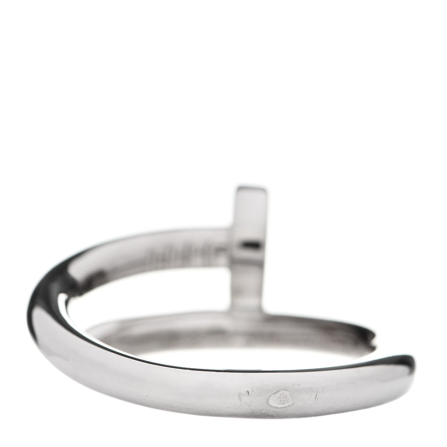 Cartier 18K White Gold Juste Un Clou Ring 53 6.5 3 of 7