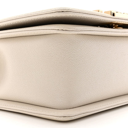 Chanel Iridescent Caviar Mini Boy Flap White 9 of 12
