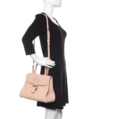 Delvaux Grained Calfskin MM Brillant Satchel Nude 2 of 9