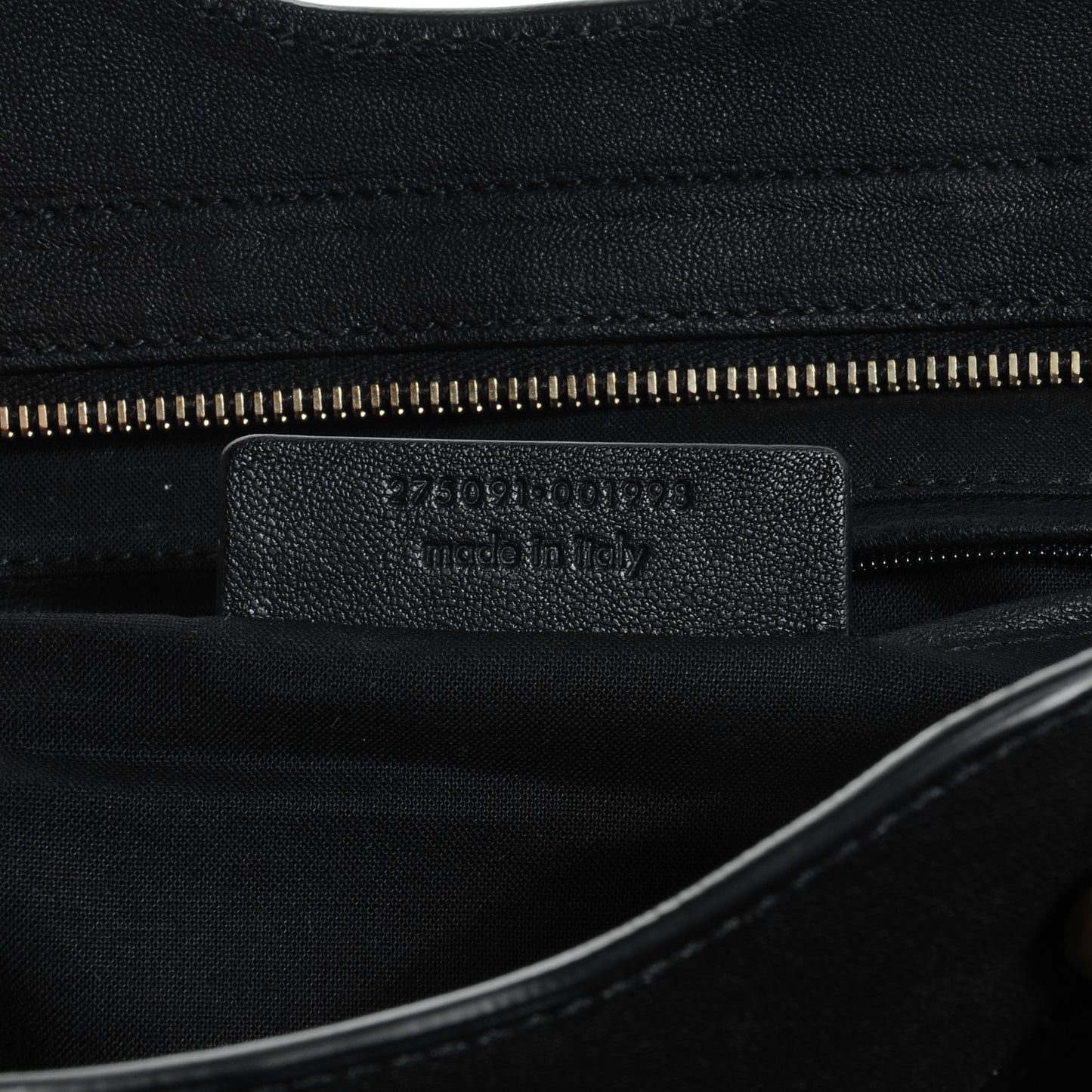 Leather Large Cabas Chyc Black