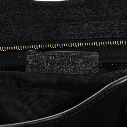 Saint Laurent Leather Large Cabas Chyc Black 7 of 9