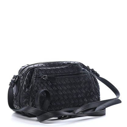 Bottega Veneta Nappa Intrecciato Shoulder Bag Black 2 of 5