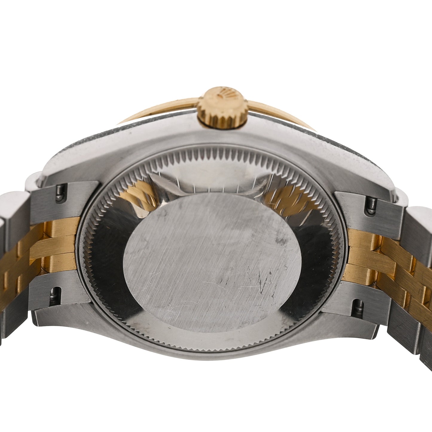 Stainless Steel 18K Yellow Gold Diamond Bezel 31mm Oyster Perpetual Datejust Watch 278383RBR