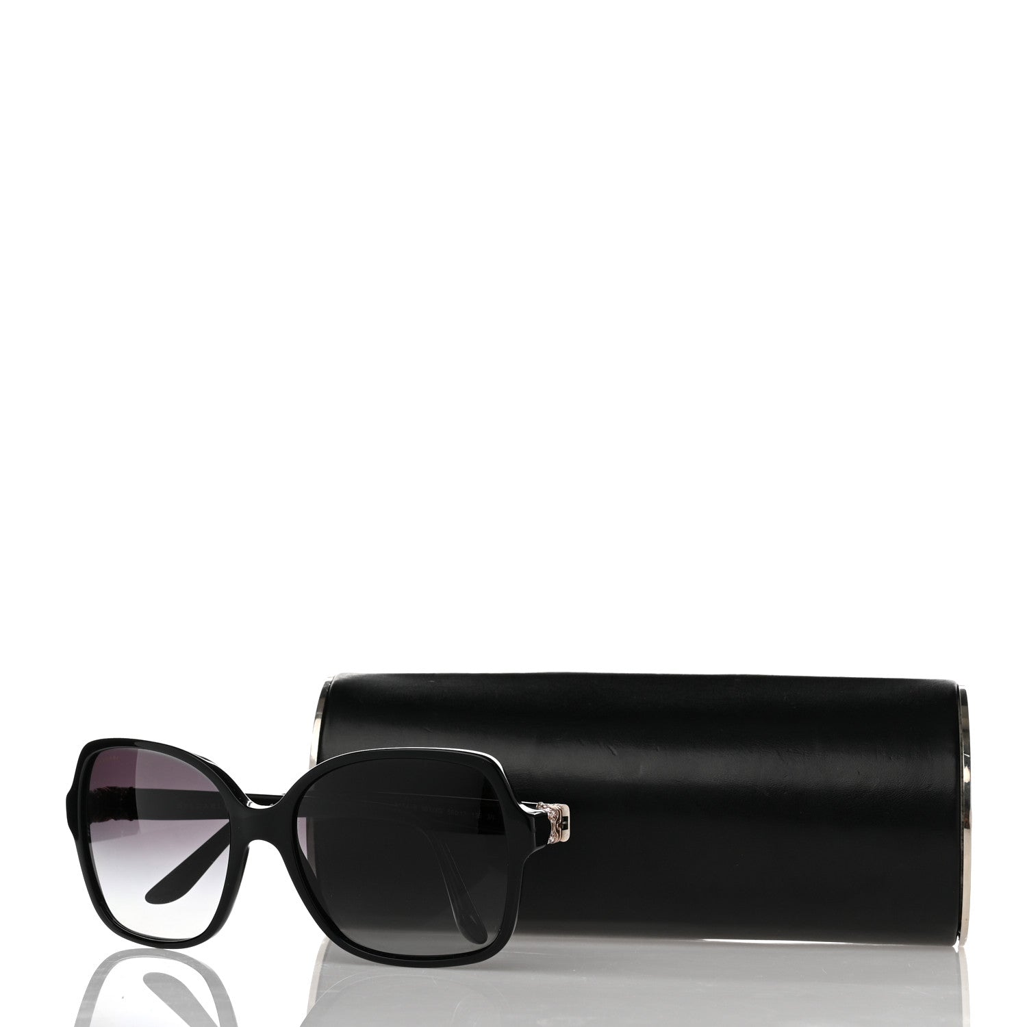 Bulgari Oversized Sunglasses 8164-B Black 8 of 8