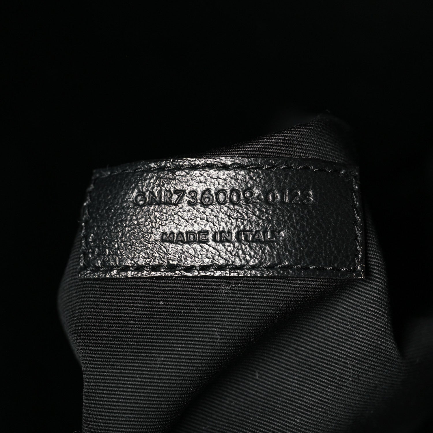 Saint Laurent Calfskin Quilted ES Giant Travel Bag Black 7 of 9