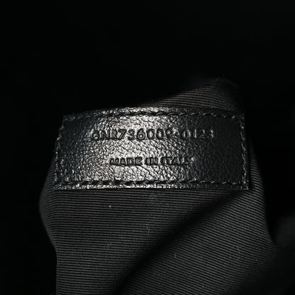 Saint Laurent Calfskin Quilted ES Giant Travel Bag Black 7 of 9