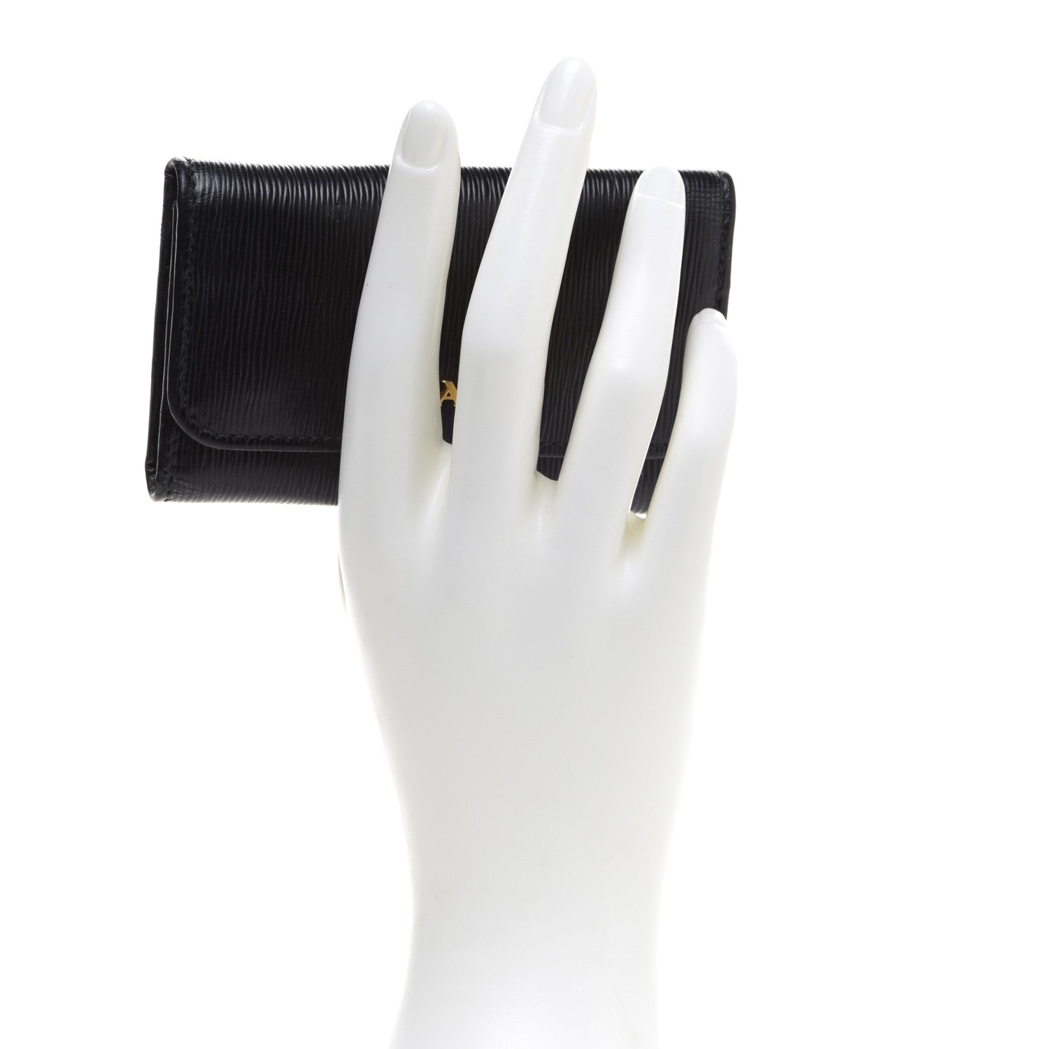 Prada Vitello Move 6 Key Holder Black Lacca 2 of 9