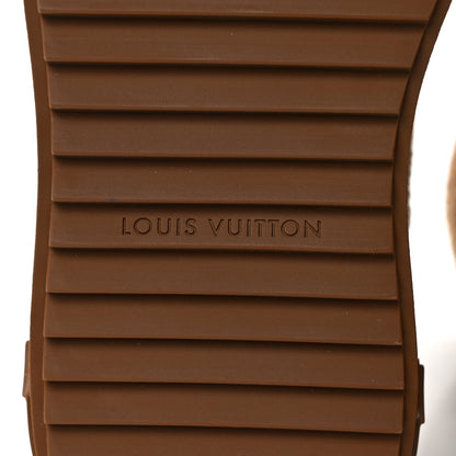 Louis Vuitton Suede Calfskin Shearling Snowdrop Flat Ankle Boot 37 Cognac 6 of 8