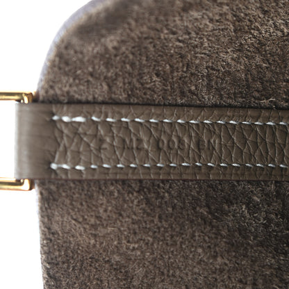 Hermes Taurillon Clemence Picotin Lock 22 MM Etoupe 7 of 11