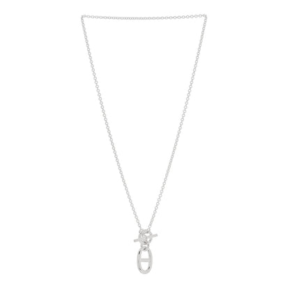 Hermes Sterling Silver Amulette Chaine d'Ancre Necklace 3 of 5