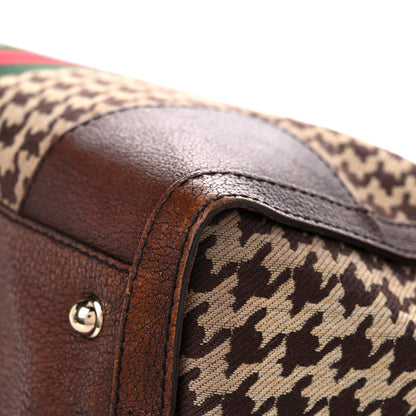 Gucci Fabric Pied De Poule Medium Seventies Web Boston Brown 10 of 36