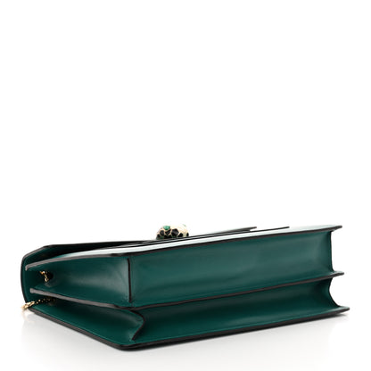 Bulgari Calfskin Serpenti Forever Medium Shoulder Bag Emerald Green 4 of 12