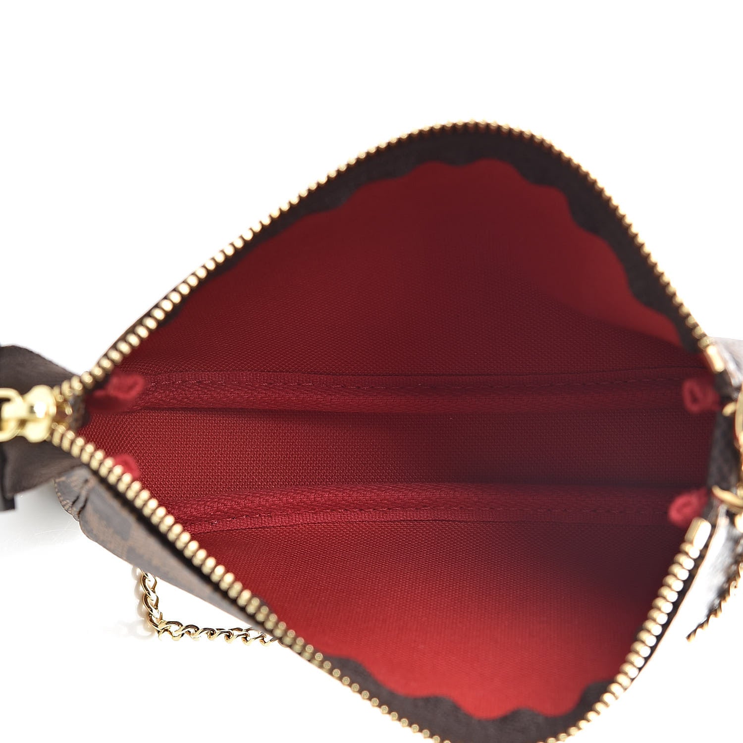 Louis Vuitton Damier Ebene Mini Pochette Accessories 5 of 8