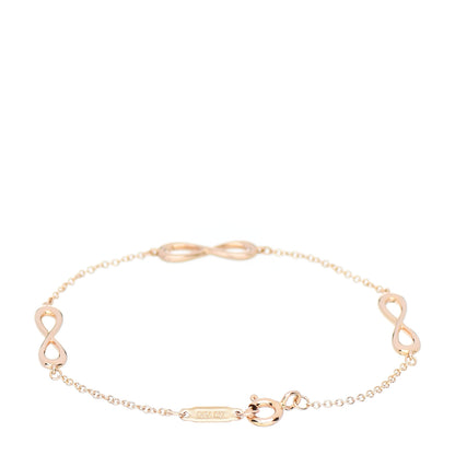 Tiffany 18K Rose Gold Infinity Endless Bracelet 2 of 3
